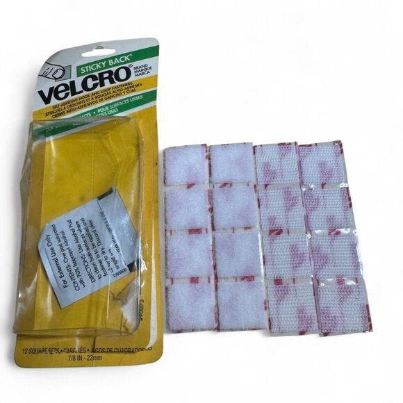 VTG Bundle 3 Packs Velcro Squares Hook and Loop Lot - Picture 6 of 7